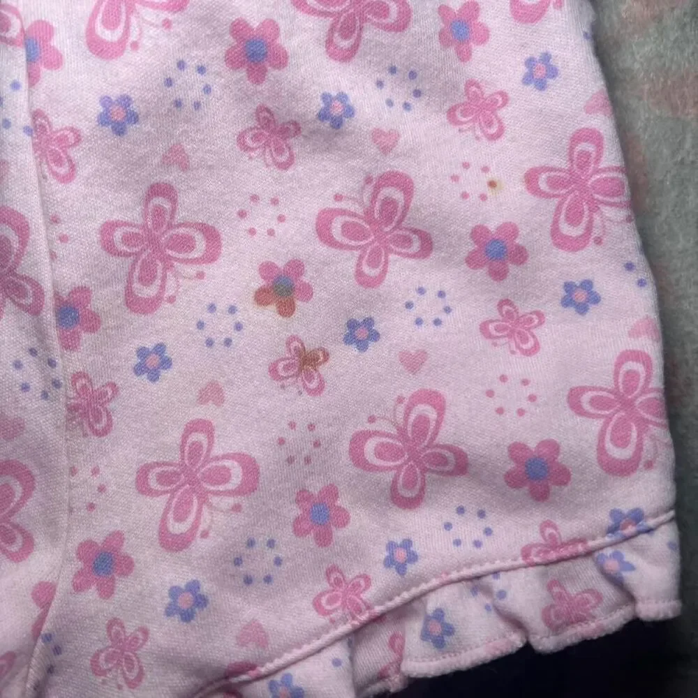 bon bebe Vintage Y2K Two Piece Baby Set 6 Month - Coquette Butterfly Cottage 90s